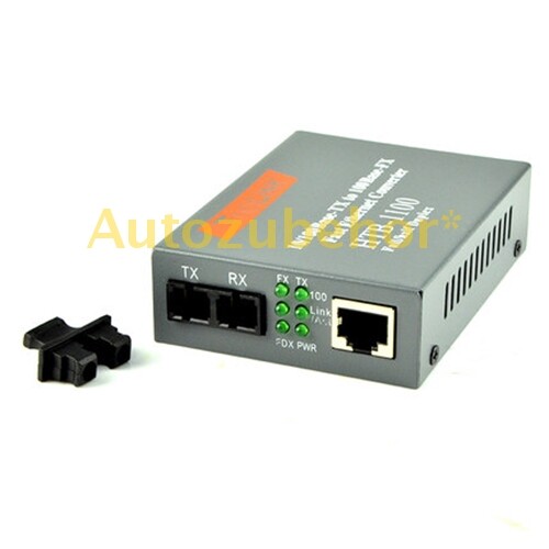 10/100 Base-TX To 100 Base-FX Fast Ethernet Converter HTB-1100 2KM Brand New gallery