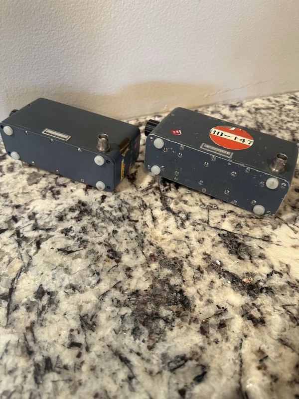 (2) Pair / HP 355C VHF Attenuator 0.5W 50Ω DC-1000 MHz 0-12dB/1dB Steps Untested gallery