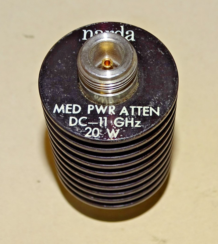 NARDA 768-30 30Db, 20W, DC-11GHz High Power Attenuator, Nice