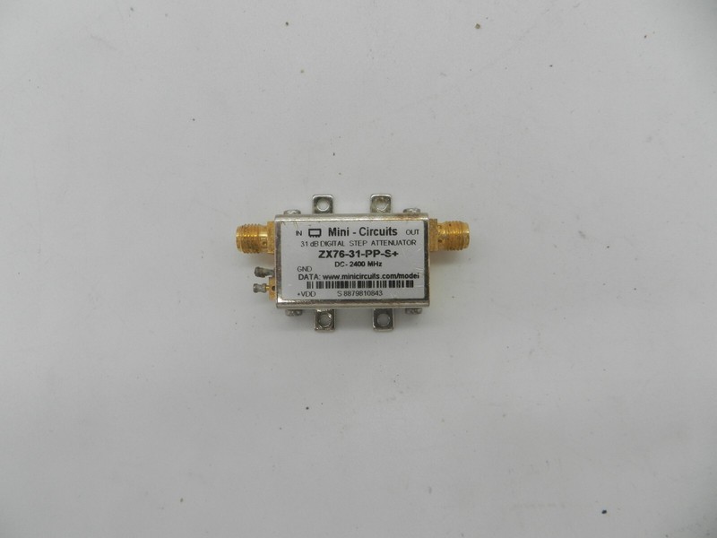 Mini Circuits ZX76-31-PP-S + 31 dB Digital Step Attenuator DC-2400 MHz