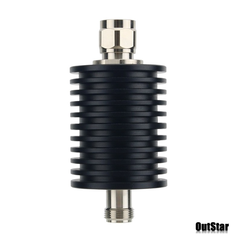 10DB-40DB 3G 4G Coaxial RF Fixed Attenuator N Type 50W with N-JK Connector gallery