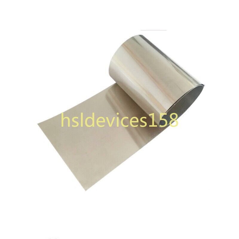 1pc Nickel Sheet film nickel plate 0.3x 100 x 200mm high pure thin sheet E001 WY gallery