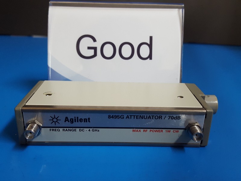 Agilent 8495G: Program Step Attenuator DC-4Ghz 70 dB, W/Opt. 002 011 (0287)