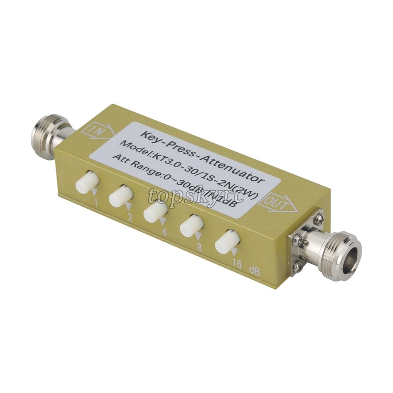 2W N - KK 0-30dB 0-3GHz RF Adjustable Attenuator Digital Step RF Attenuator tops gallery