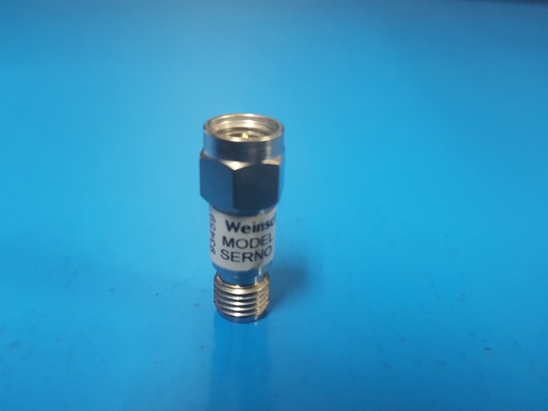 Weinschel 3T-10: Coaxial RF Attenuator, DC-12.4GHz, 10dB, SMA(M-F) (T3199) gallery