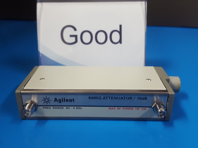Agilent 8495G: Program Step Attenuator DC-4Ghz 70 dB, W/Opt. 002 011 (0233)