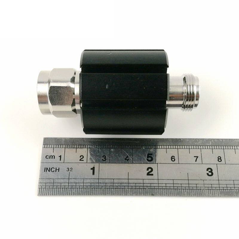 Bidirectional 15W N-Type RF Fixed Attenuator, 50 Ohm, DC-3GHz, 10dB, Connector