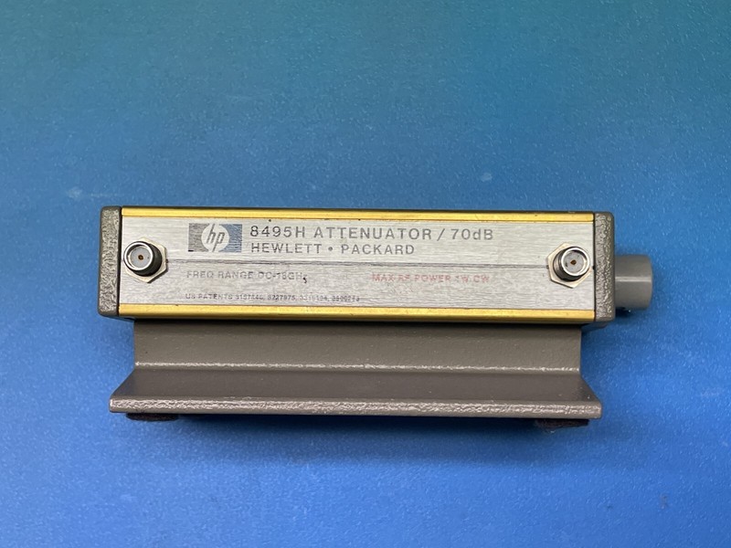 HP 8495H Programmable Step Attenuator, SMA, DC-18 GHz, 0-70 dB gallery