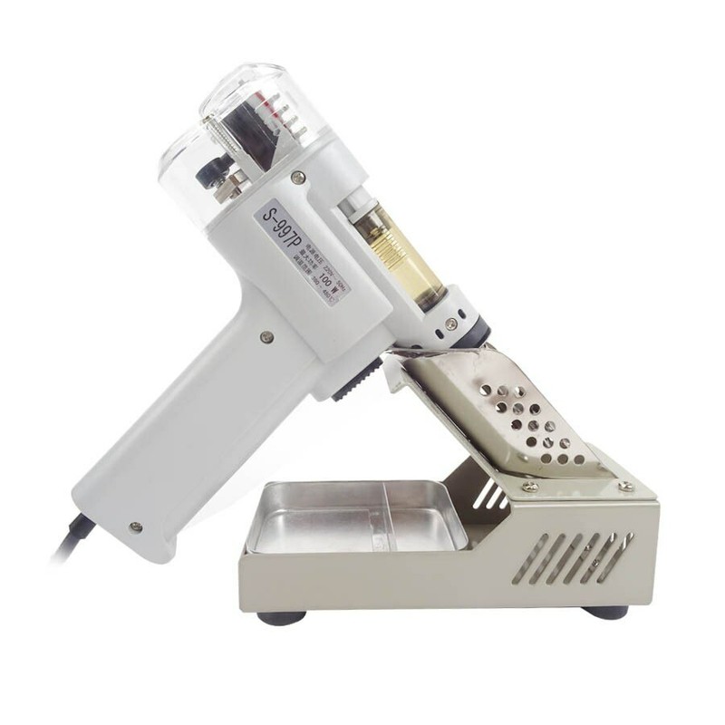 220V 100W Electric Vacuum Pump Solder Sucker Desoldering Gun Soldering S-997P gallery