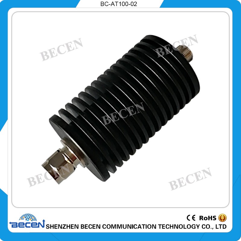 N-JK 100W N 15dB Attenuator Plug male to Jack female 100 Watt DC-3Ghz Attenuator gallery