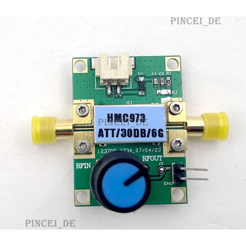 HMC973 500-5000MHz Voltage-controlled RF Board ALC Attenuator w/6GHz Bandwidth