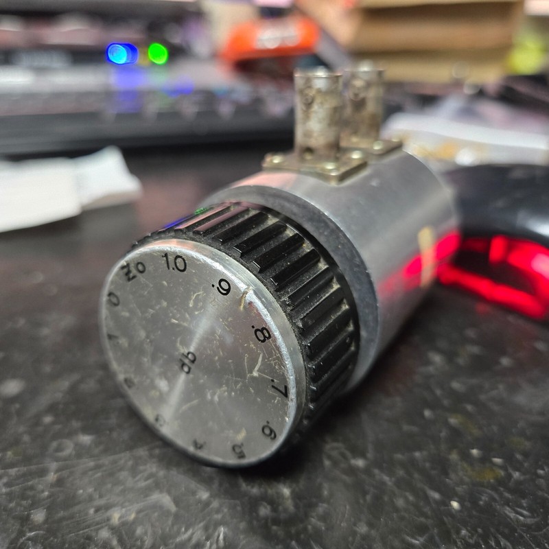 Texscan Corp RA-53 0-1.0dB .1dB/step SMA Rotary Step Attenuator TESTED! Plots