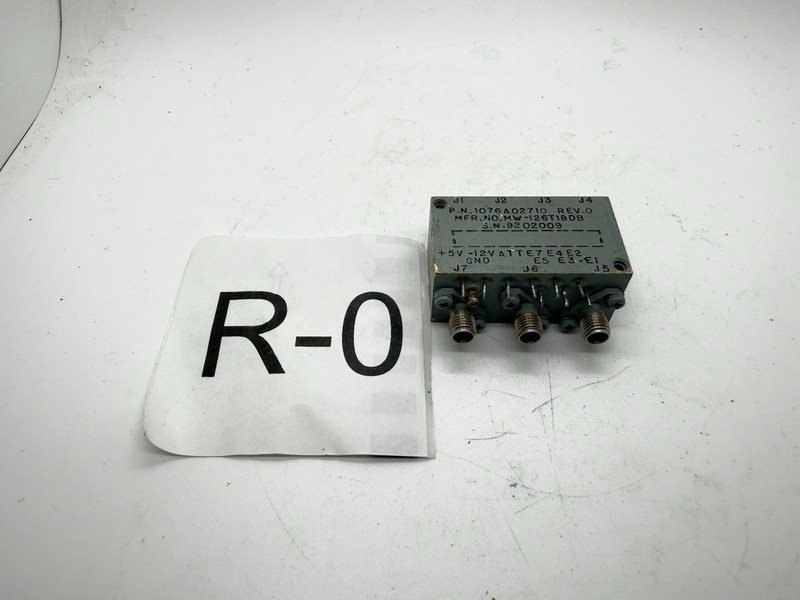 RF Attenuator / Switch Module | SMA | +5V/-12V | P/N 1076A02710 gallery