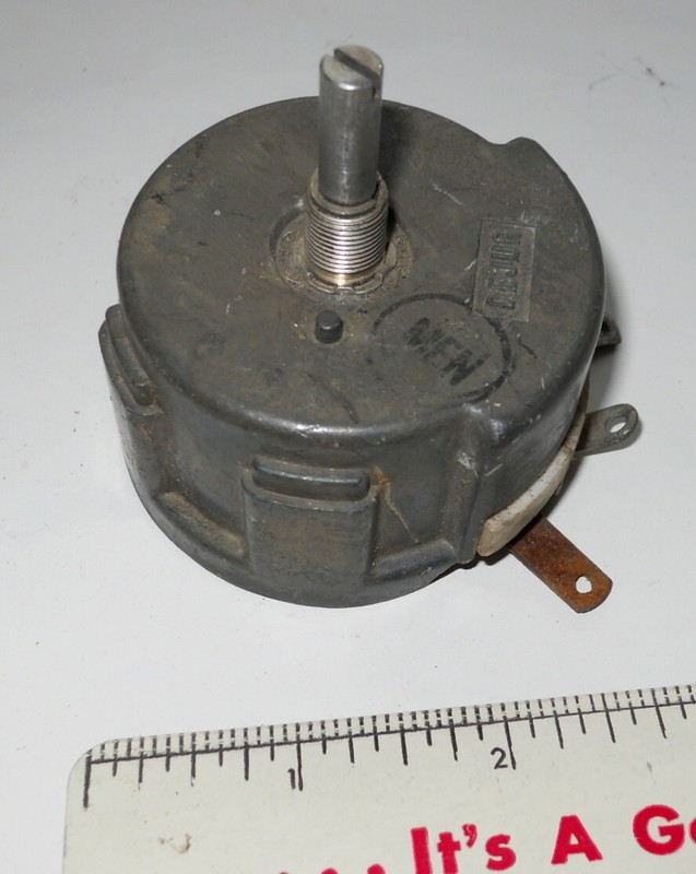 Vintage Dejur Potentiometer 225 Ohm 50 Watt Rheostat 55.135 40-5055 Mil Comm