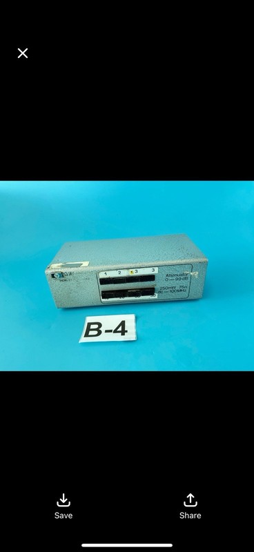 HP 3750A Step Attenuator 0–99 dB 75Ω DC–100MHz 250mW Hewlett Packard Vintage RF gallery