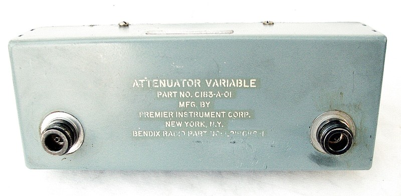 Premier Instruments Attenuator Bendix Radio Variable C163-A-01 Microwave Compon gallery