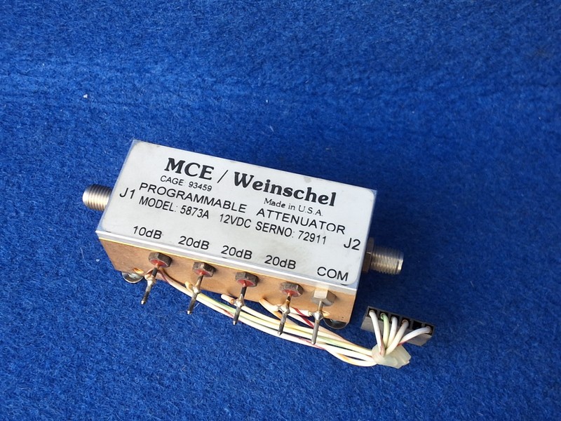 MCE/ Weinschel 5873A Programmable Attenuator 12VDC. gallery
