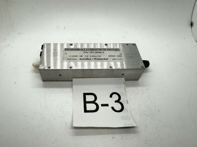 Aeroflex Weinschel 101-2006-2 Programmable Attenuator | 0–127dB | 0.8–3GHz +5V