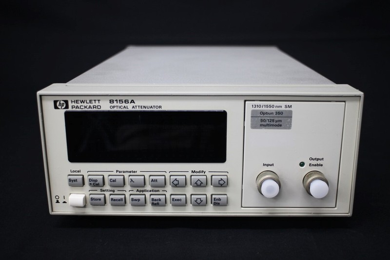 HP 8156A/350 1250-1650nm 60dB Optical Attenuator