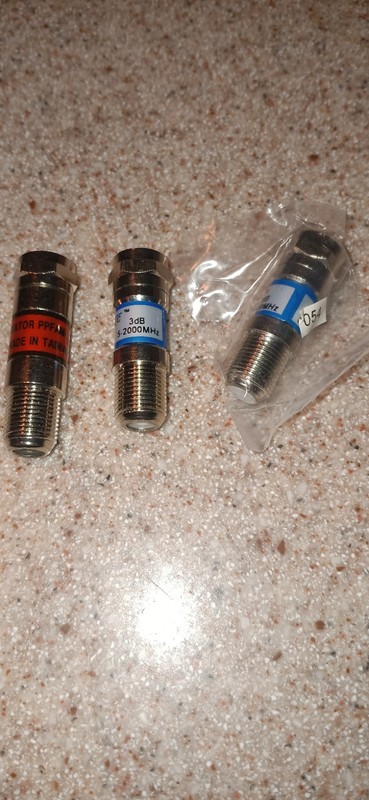 Tru Spec RF attenuator 10, 6, & 3 DBH Being Sold As A Lot 184 pieces total