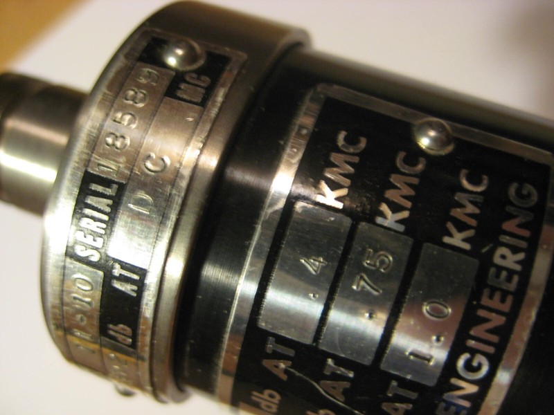 Vintage Weinschel Engineering Attenuator 11-10 app. 10 dB up to 1 GHz gallery