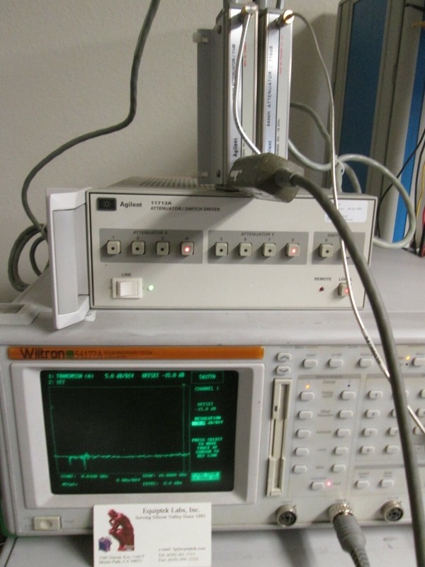 Agilent 110dB 18GHz 1dB Step Programmable Attenuators TESTED! 8494H+8496H+11713A gallery