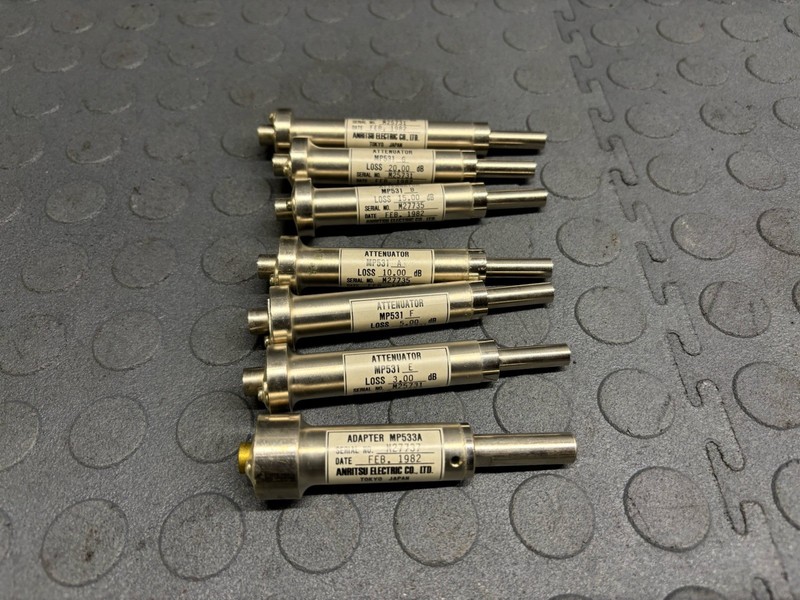 Anritsu Attenuator Set 3 5 10 15 20 35 dB ATT Long Lines Vintage MP531 gallery