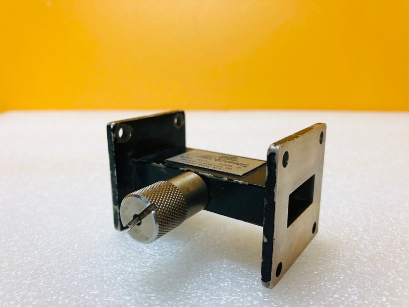 Sperry Microline 152A WR90 Waveguide 8.2 -12.4GHz Continuous Variable Attenuator gallery