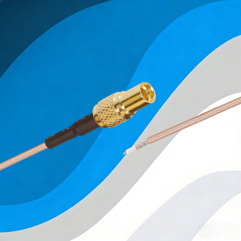 RG316 RF Jumper Cable MMCX Male-Female, PCB Solder Type Coaxial Extension Cord gallery