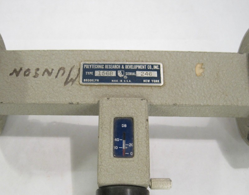 Polytechnic Research & Development Vintag Variable Attenuator Type 156B Used gallery
