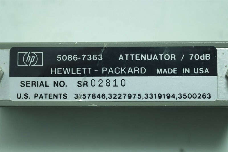 HP Agilent 5086-7363 70dB Programmable Step Attenuator gallery