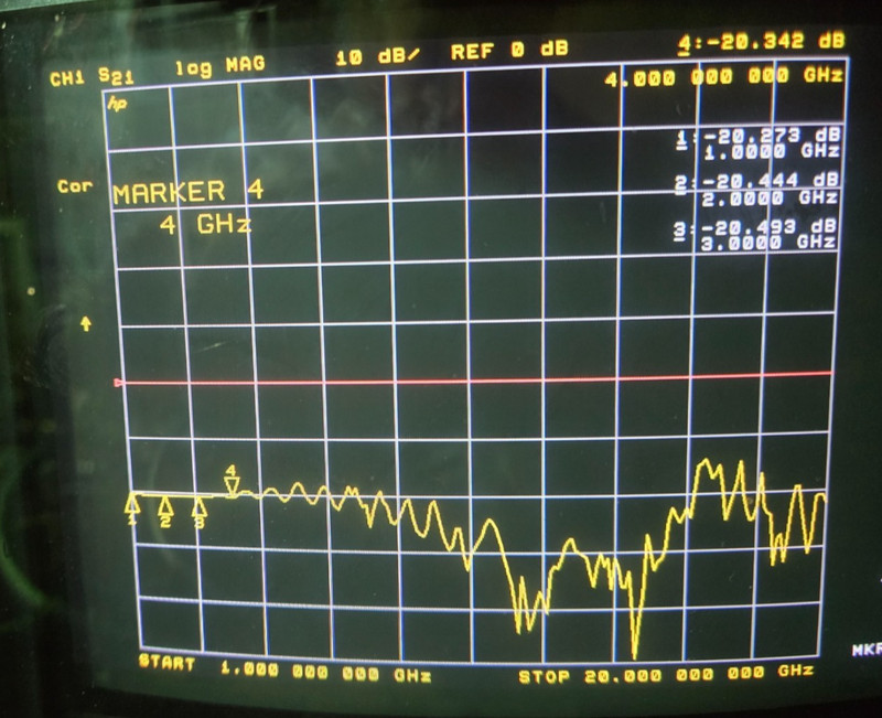 JFW 50FH-020-100-2 Fixed Attenuator 100W 20dB N(M,F) connector Repaired & Tested gallery