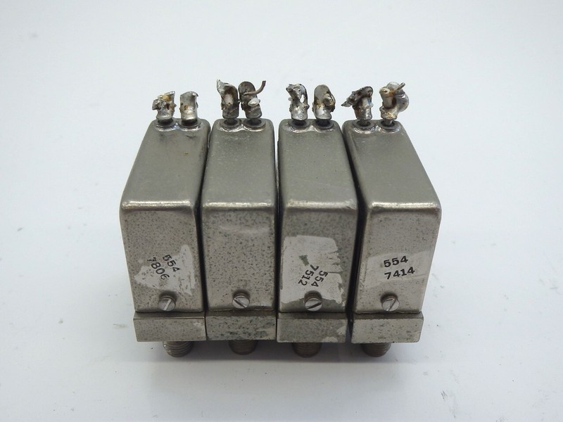 Lot of 4 Bunker Ramo Amphenol 303-10179-3 28V RF Coaxial Switches gallery