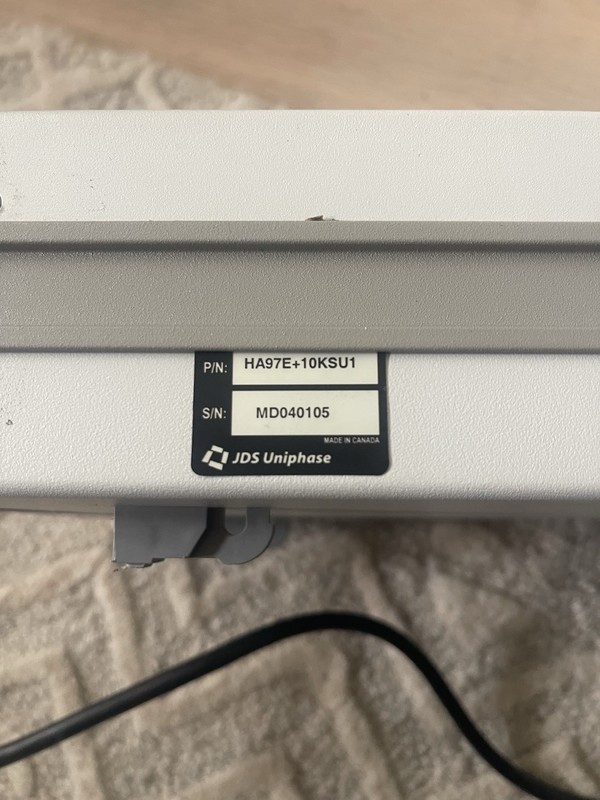 JDS Uniphase HA9 Optical Attenuator HA97E+10KSU1 1550nm SC/APC Tested Working gallery