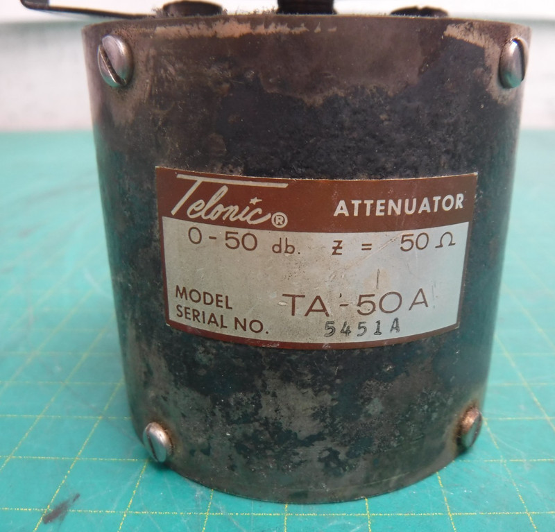 Telonic TA-50A 0-50 db 50Ω Attenuator gallery
