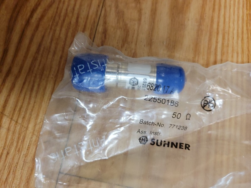 HUBER+SUHNER 6820.17.A 20dB 50 Ohm 0 GHz to 12.4 GHz Fixed Attenuator
