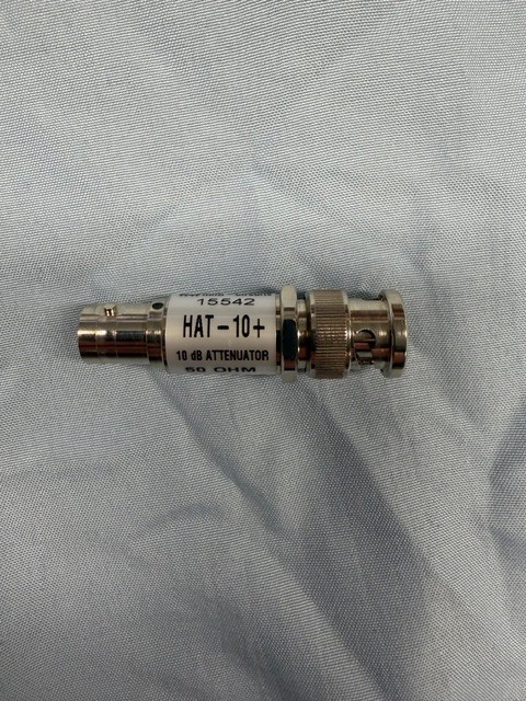 Mini-Circuits 10 dB Attenuator HAT-10+ BNC 50 Ohm 2GHz 15542 gallery