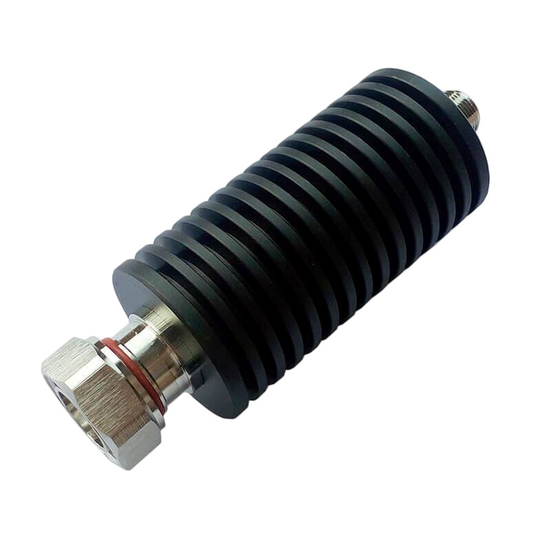50W DIN 7/16 to N-Type RF Attenuator DC 0-4GHz 1-40dB Coaxial Fixed Attenuator gallery