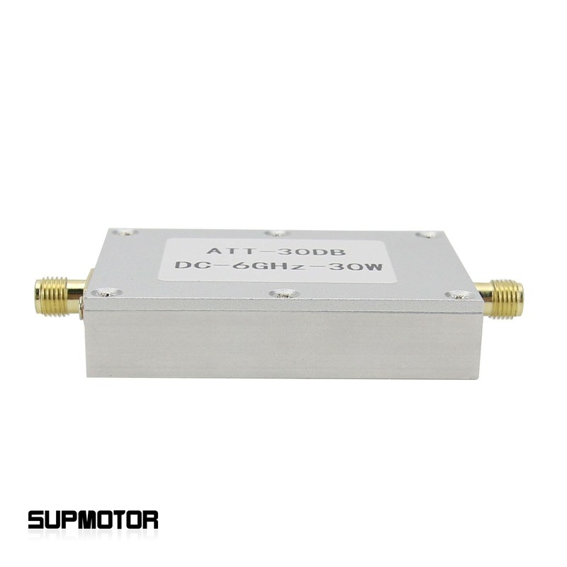 DC-6GHz 30DB RF Attenuator fixed Attenuator Female + SMA for Spectrum Analyzer gallery