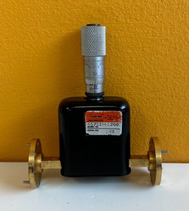 Hughes 45732H-1200 (WR-22) 33 to 50 GHz, Waveguide Level Set Attenuator. Tested!