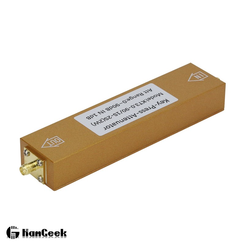2W SMA-KK Type 0-90dB 0-3GHz RF Adjustable Attenuator Digital Step RF Attenuator gallery