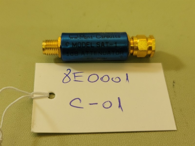Mini-Circuits SAT-1 , 1dB Attenuator , 50 Ohm/Ω , DC-1500MHz gallery