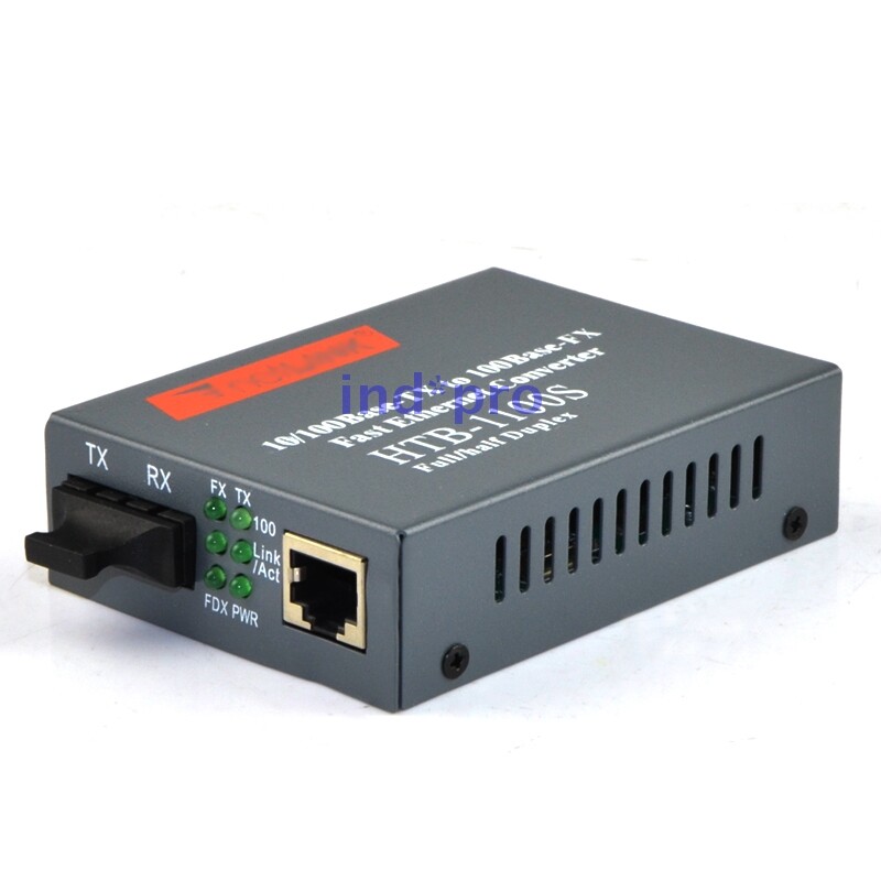 HTB-1100S-25KM Brand New 10/100 Base-TX To 100 Base-FX Fast Ethernet Converter