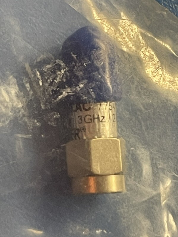 Huber+Suhner 6618.19.AC SMA coaxial attenuator, 18 dB, 2 W, 3 GHz gallery