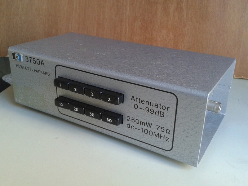 HP 3750A 0-99db attenuator gallery