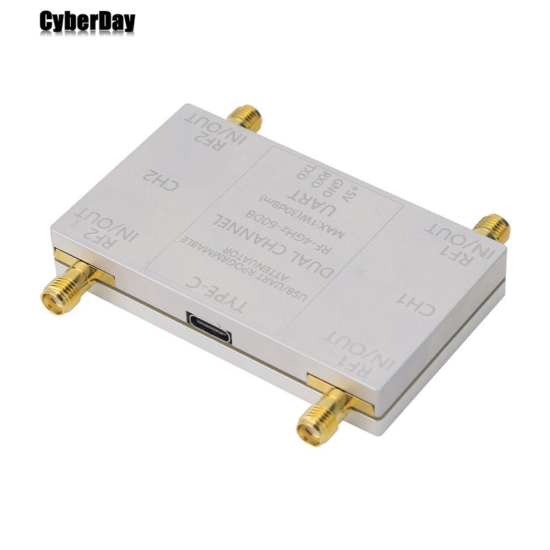 RF-4GHz-60DB Programmable Attenuator RF Attenuator (Main Unit + Cable) for PC gallery
