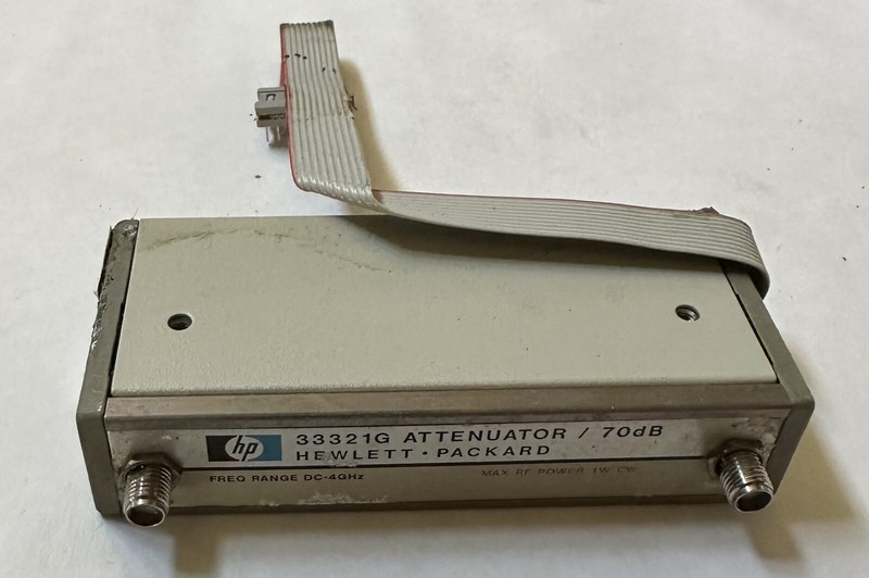 HP / Agilent 33321G 4GHz 70dB Attenuator Opt.008,011