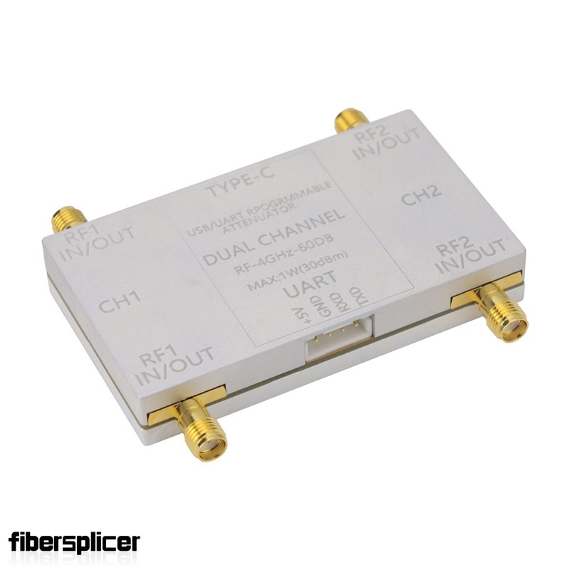 RF-4GHz-60DB Dual Channel Programmable Attenuator RF Attenuator w/ Type-C Cable gallery