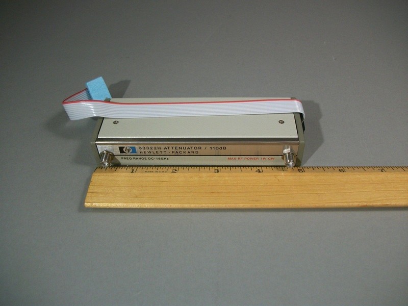 Hewlett Packard 33322H Programmable Step Attenuator DC - 18 GHz 110 dB 5 Volt gallery