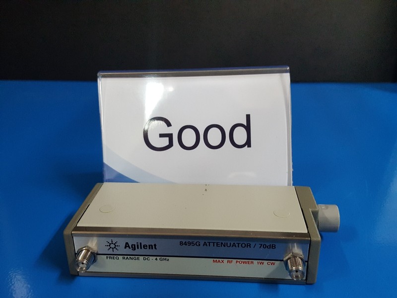 Agilent 8495G: Program Step Attenuator DC-4Ghz 70 dB, W/Opt. 002 (0588)